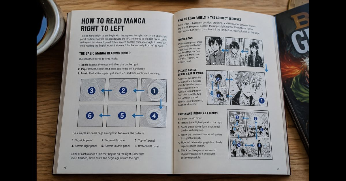 how to read manga right to left