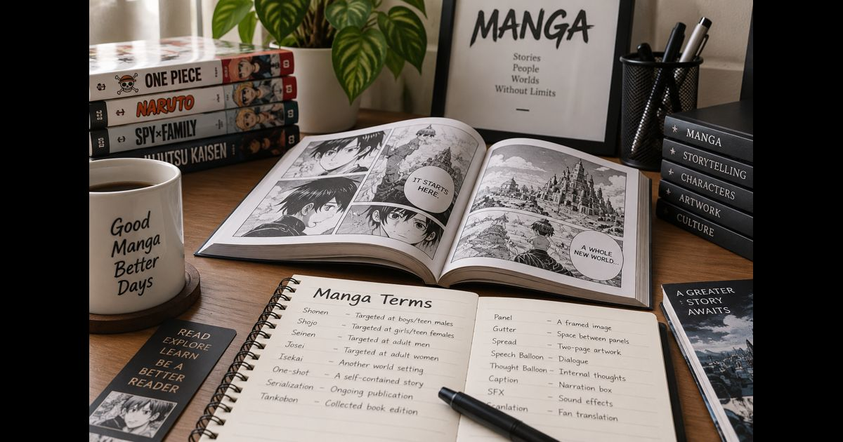 manga terms glossary