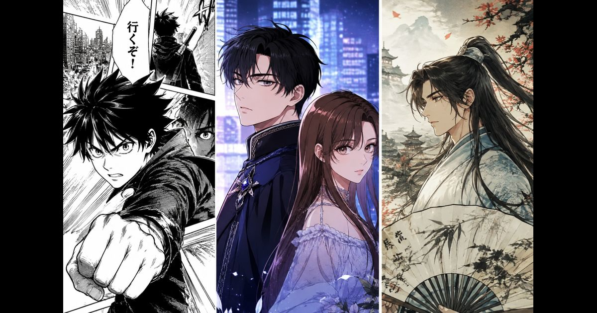 manga vs manhwa vs manhua
